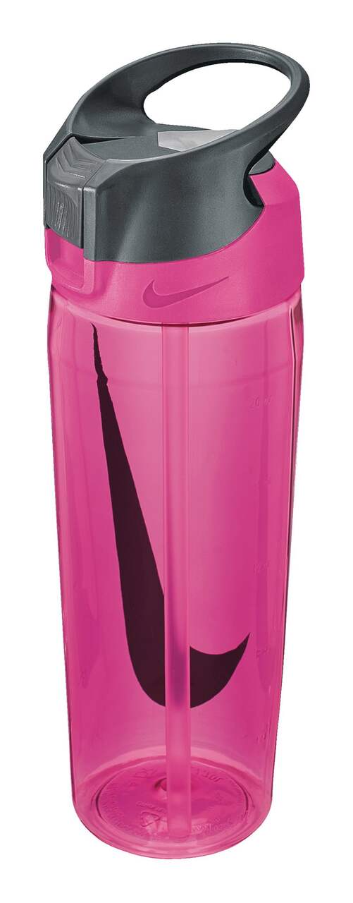 Canadian Tire Extended Tip Hockey Water Bottle, Pink, 600-mL