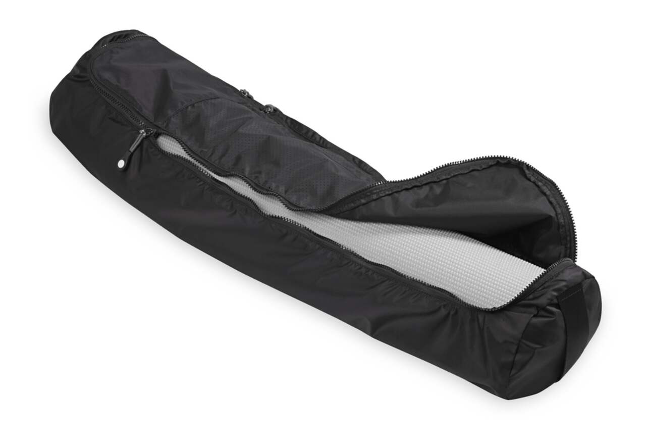 Gaiam Performance Yoga Mat Bag, Black, 24-in