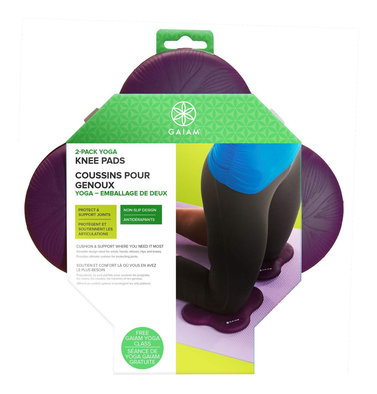Yoga Support Jelly Pad - Plum –
