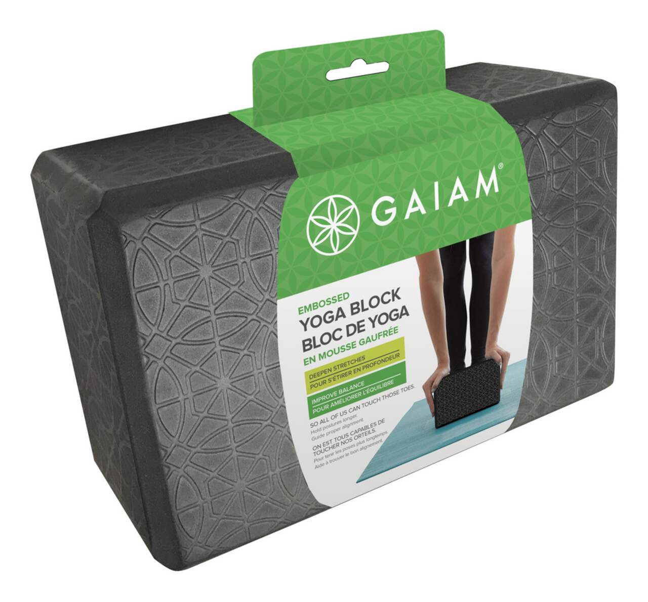 Gaiam Yoga Block 2 Pack & Strap Set, Grey, Straps -  Canada