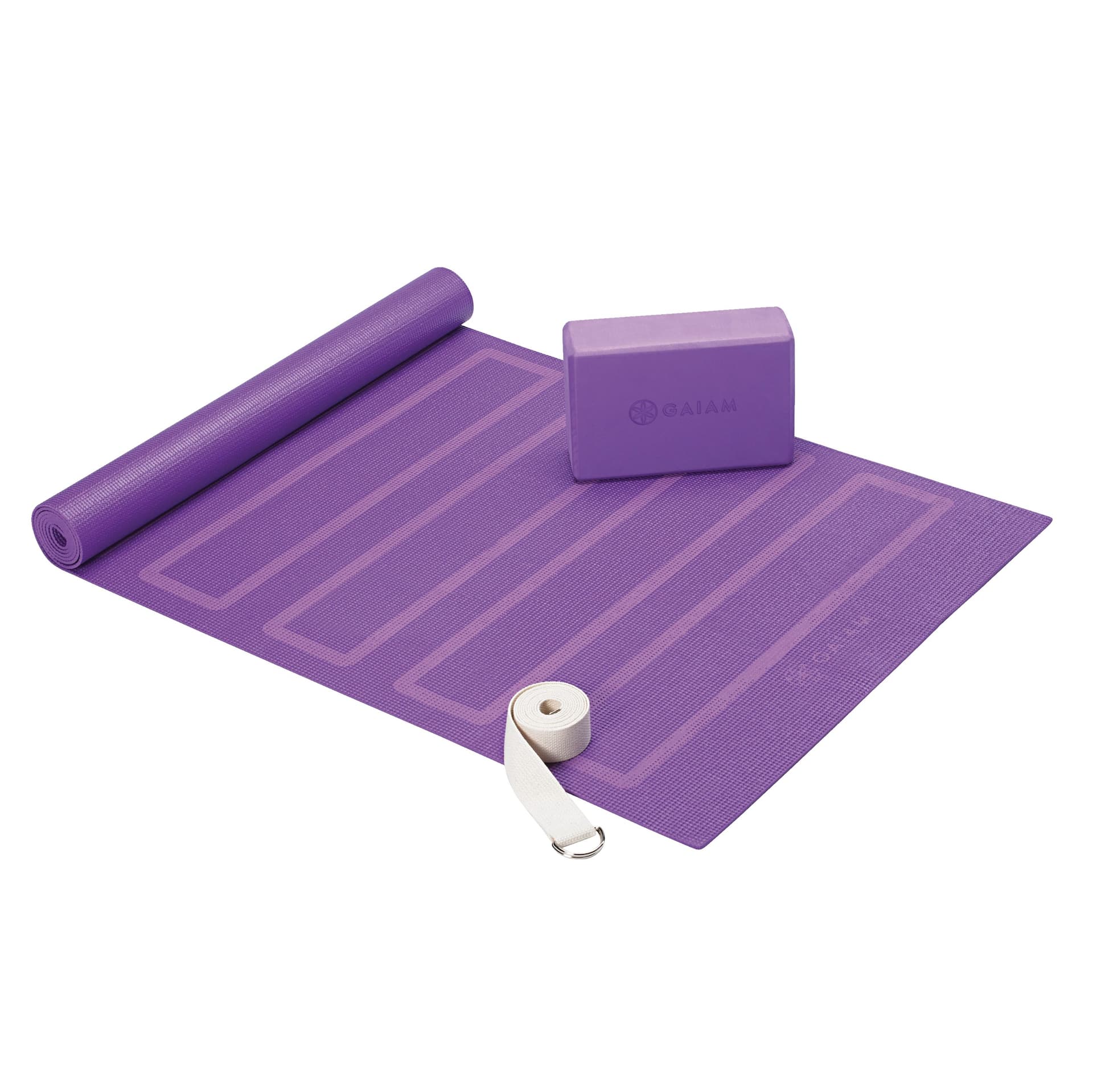 Purple Gaiam Yoga Mat - health and beauty - by owner - household