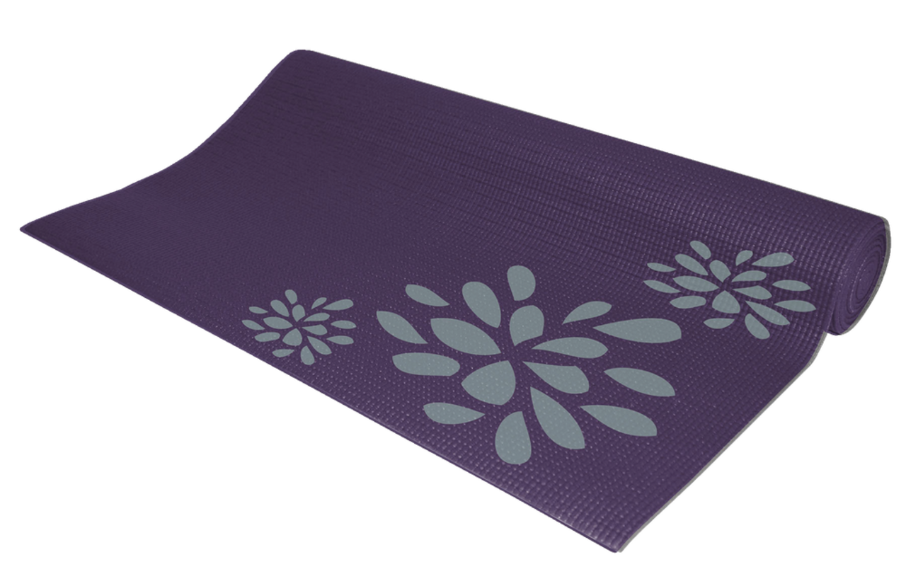 Renew Yoga Mat, Printed Bloom, 6-mm