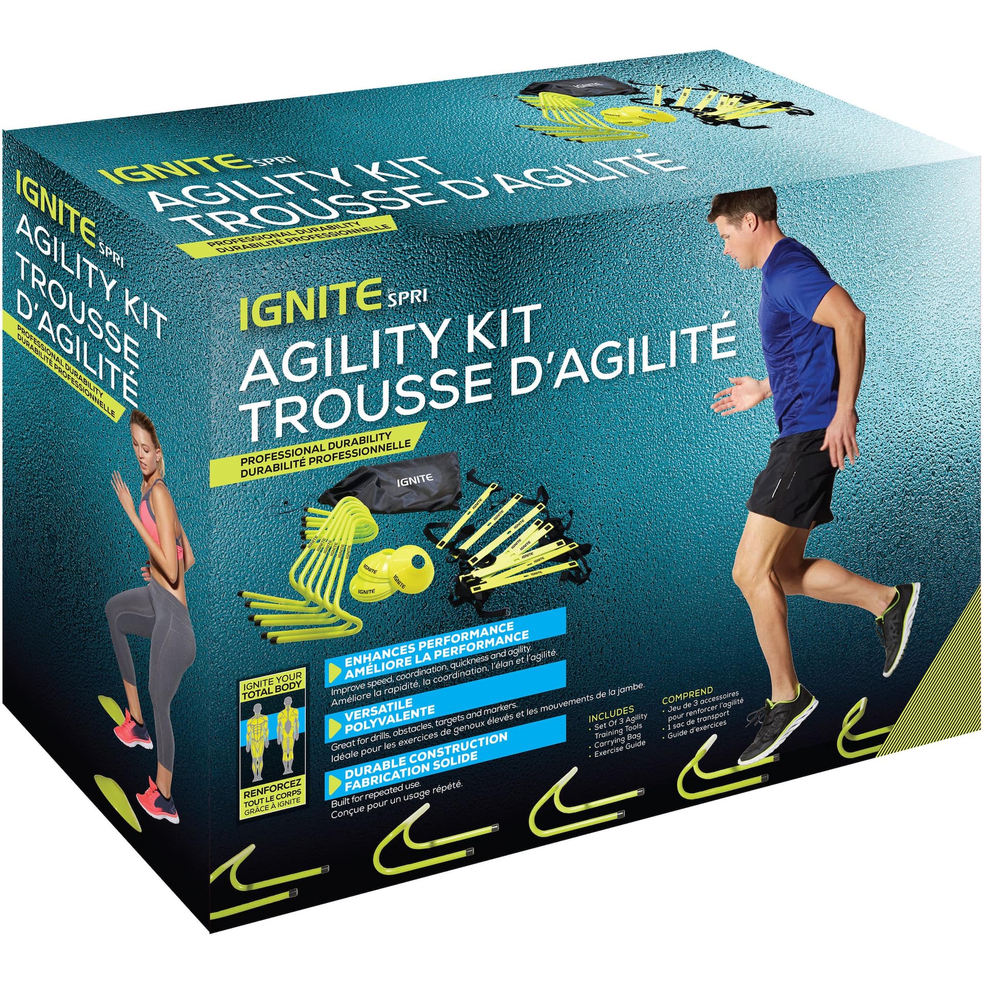 Ignite by SPRI Sport Speed Agility and Strength Set 14 pc Canadian Tire