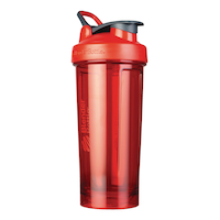BlenderBottle Pro Shaker Bottle, Red, 28-oz Front_Flat