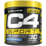 C4® Pre-Workout Powder, Blue Raspberry, 270-g, 30 Servings Front_Flat
