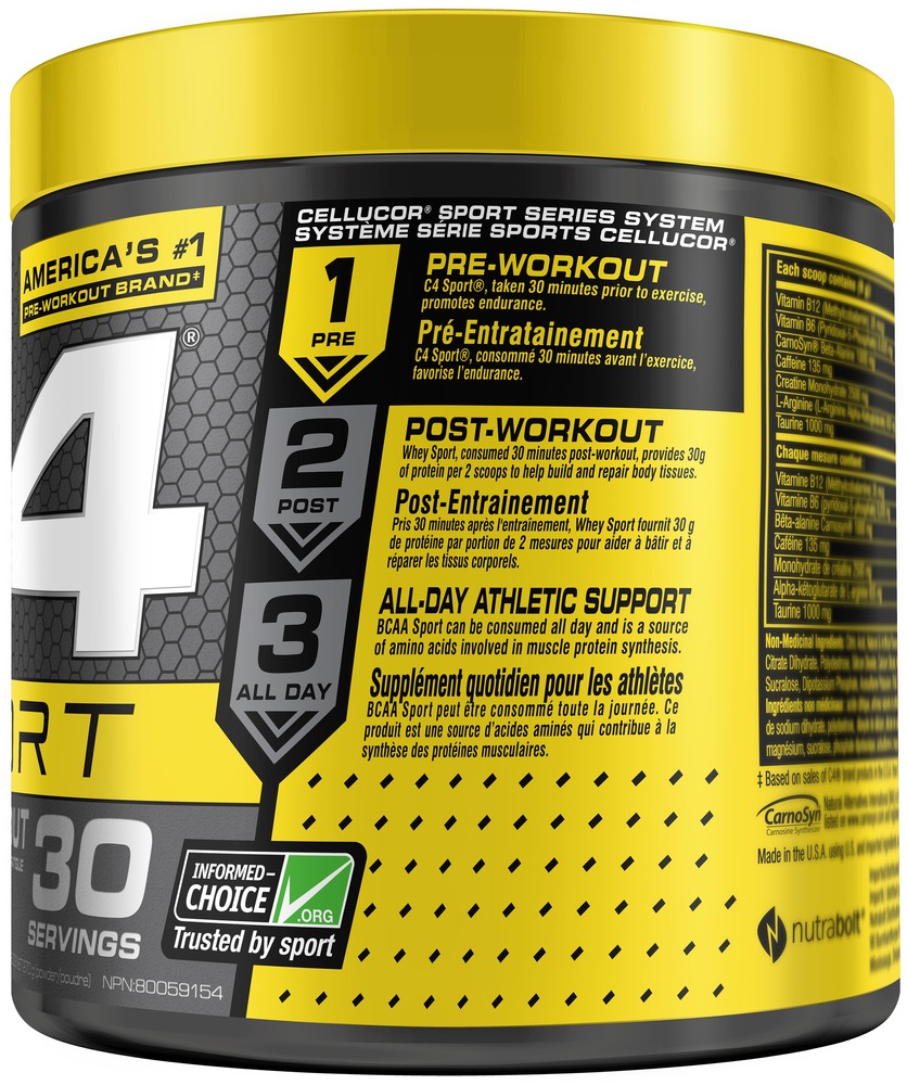 C4 PreWorkout Powder, Blue Raspberry, 270g Canadian Tire
