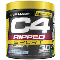 C4® Ripped Sport Pre-Workout Powder, Arctic Snow, 246-g, 30 Servings