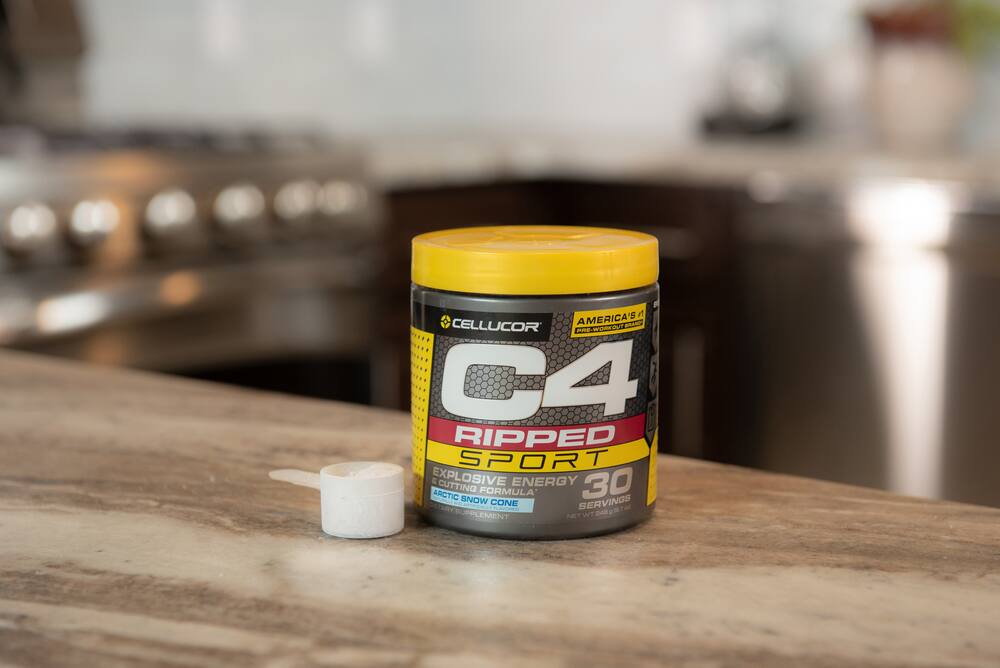C4 Ripped Sport Pre-Workout Powder, Arctic Snow, 246-g | Canadian Tire
