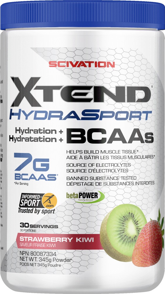 Xtend Hydrasport BCAA Powder, Strawberry Kiwi, 348g Canadian Tire