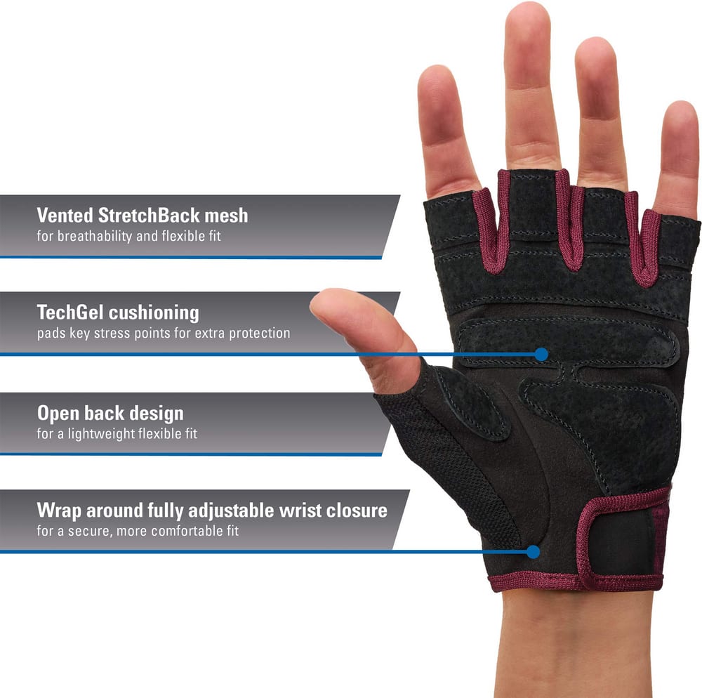 harbinger women's flexfit weightlifting gloves