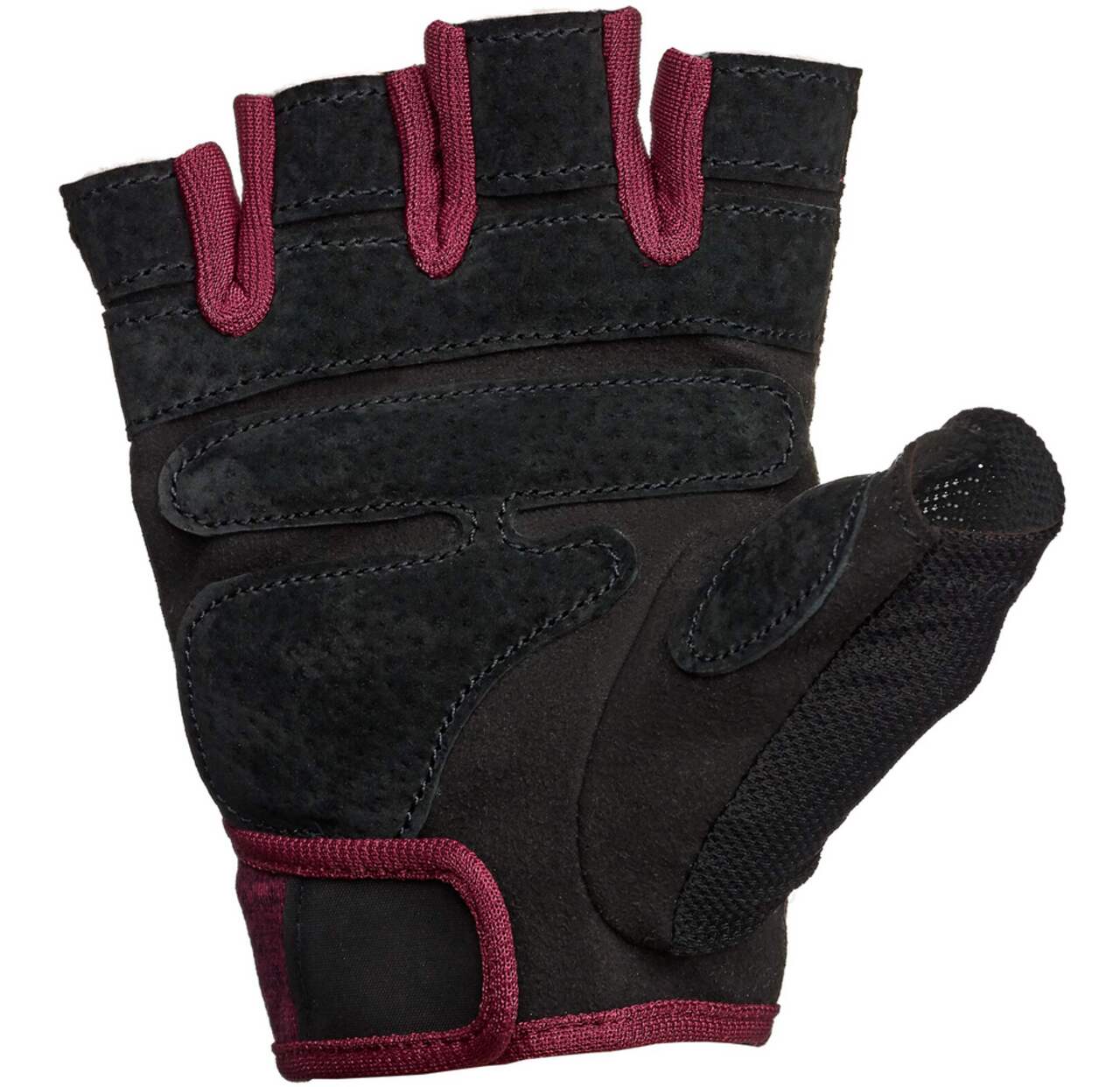 Harbinger Women's FlexFit Powerlifting Glove, Merlot, Pair