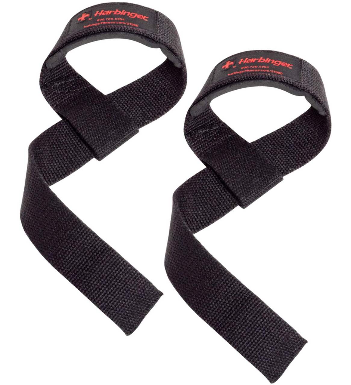 Harbinger Padded Cotton Weight Lifting Straps, 20.5-in, 2-pc