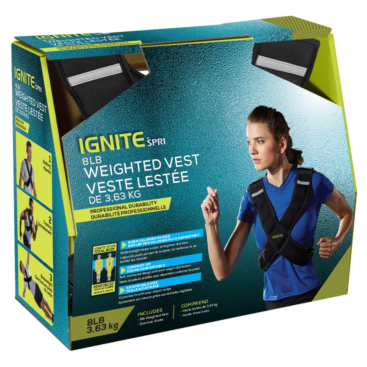 8lb weighted on sale vest