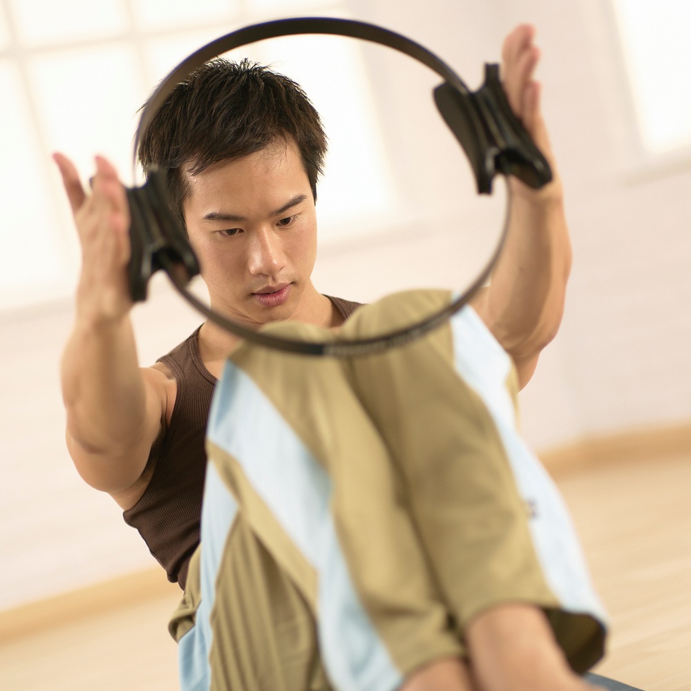 自助具・リハビリ用品 STOTT PILATES Fitness Circle Lite Stott Pilates Circle Fitness Circle Lite Exercises For Home