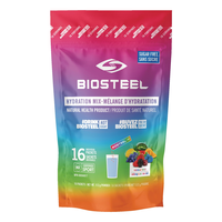 BioSteel Sports Hydration Mix Powder, Rainbow Twist, 16-pk Front_Flat