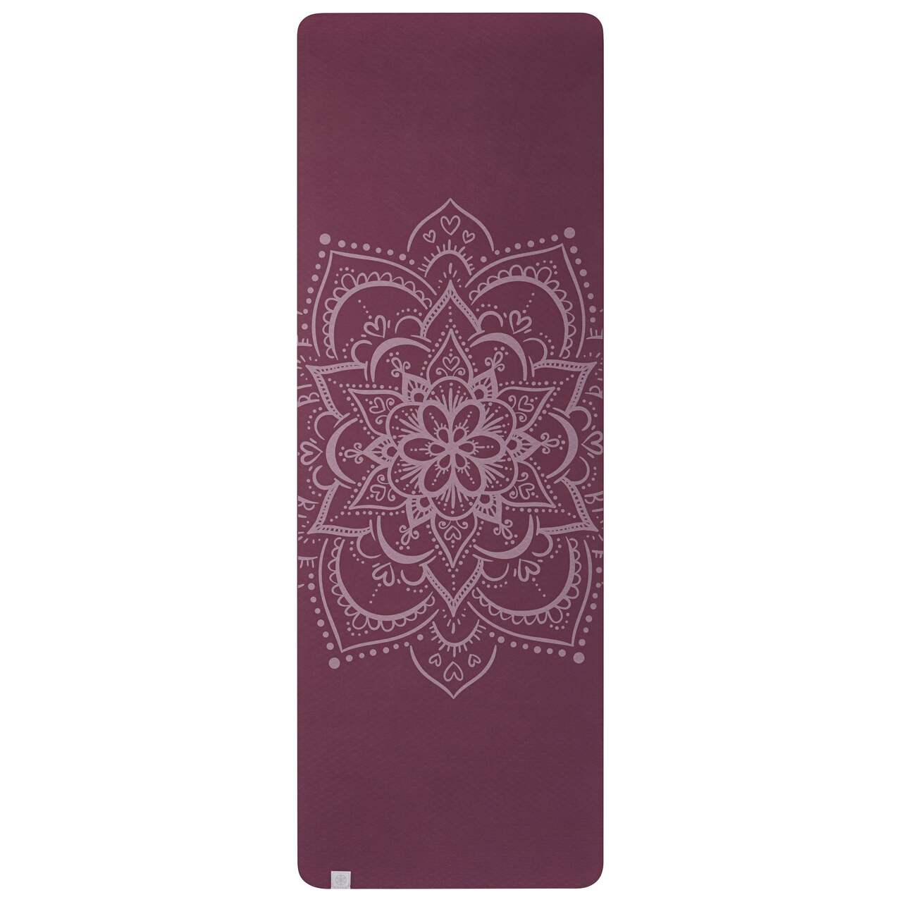 Tapis de yoga, Antidérapant, 181x61x0.6 cm, Flexible, TPE, Lavable, Écologique, Rose, EY-01