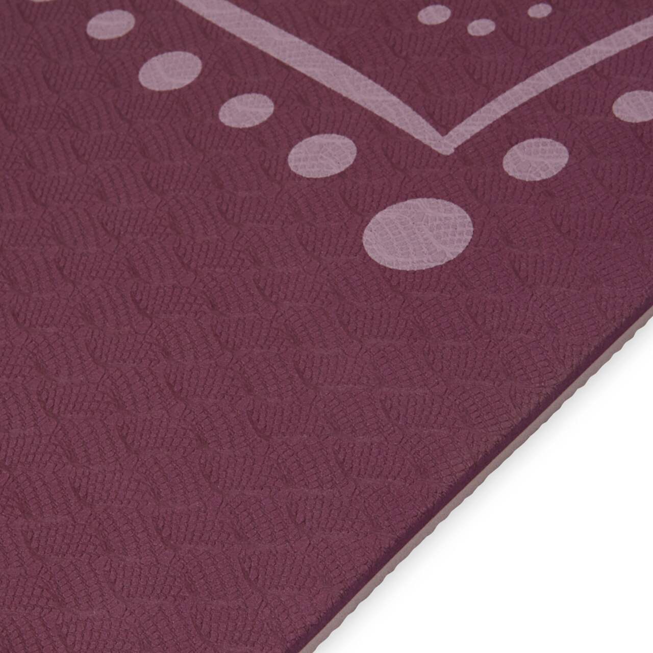 Buy Gaiam 6mm TPE Premium Printed Yoga Mat Blush at