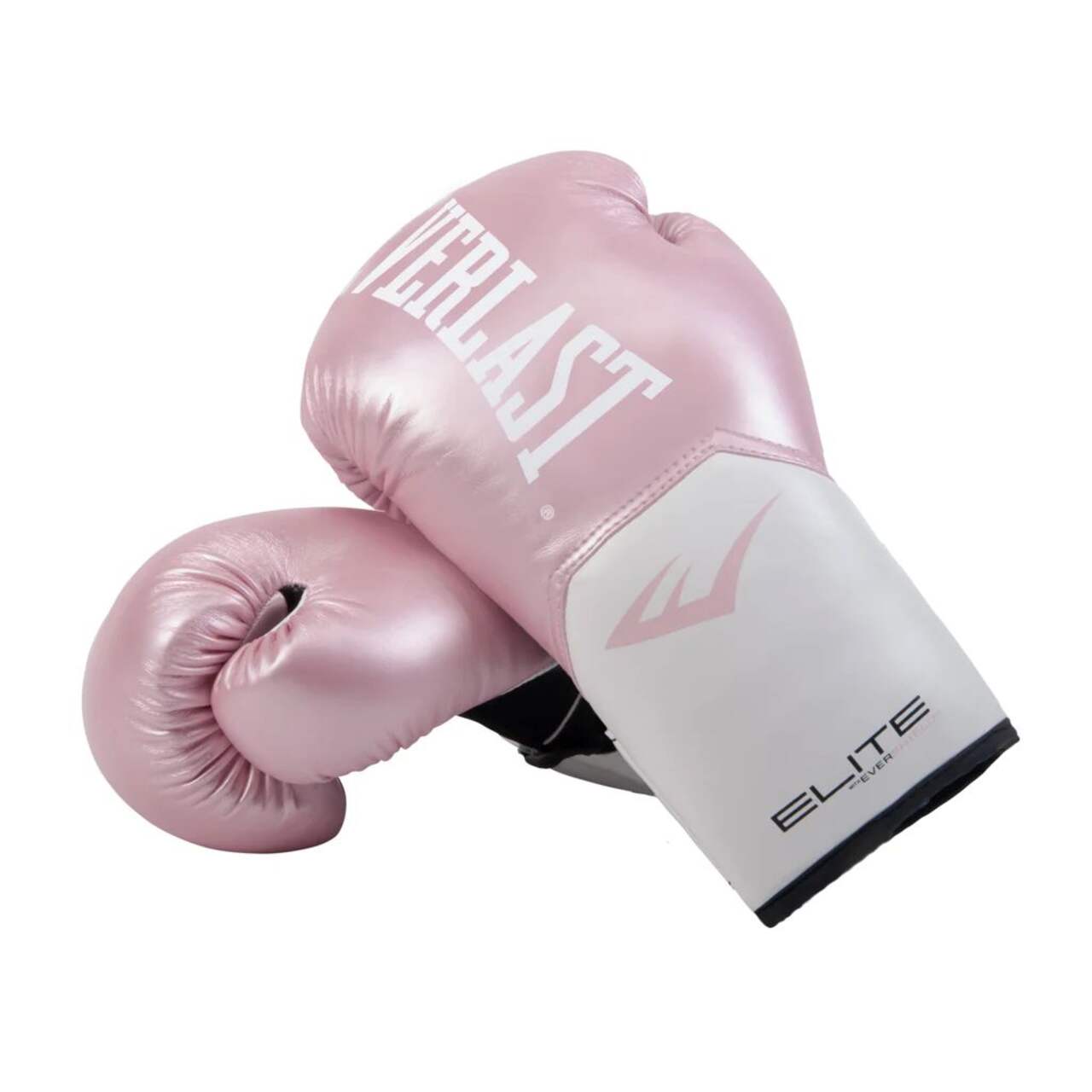 Everlast Elite 2.0 Boxing Gloves, Navy/Pink, 12-oz