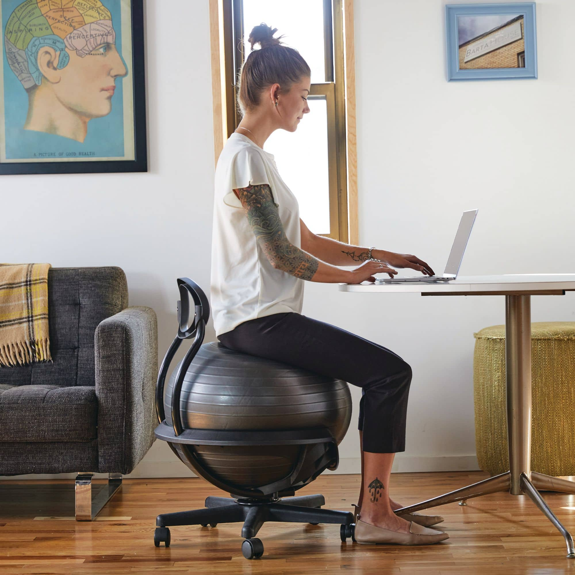 Exercise ball chair costco online