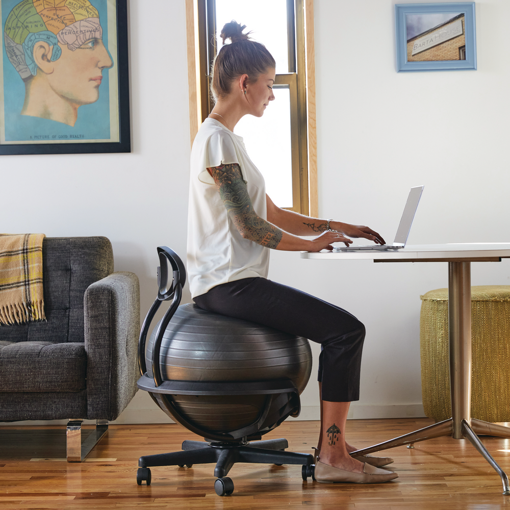 gaiam balance ball swivel chair