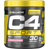 C4 Sport Pre-Workout Supplement Mix, Strawberry-Watermelon Front_Flat