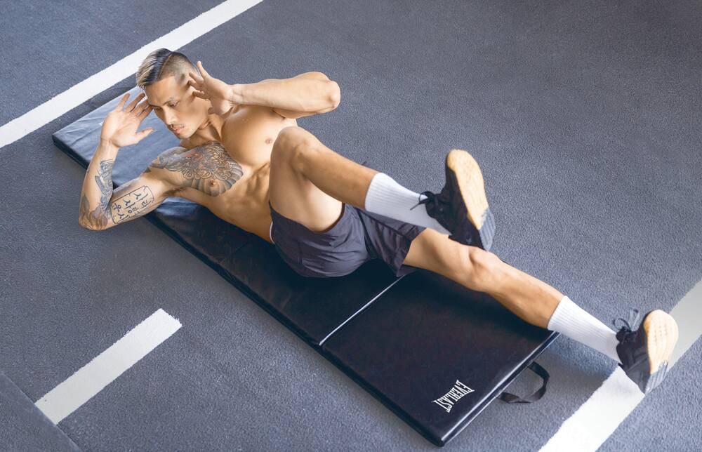 everlast folding exercise mat