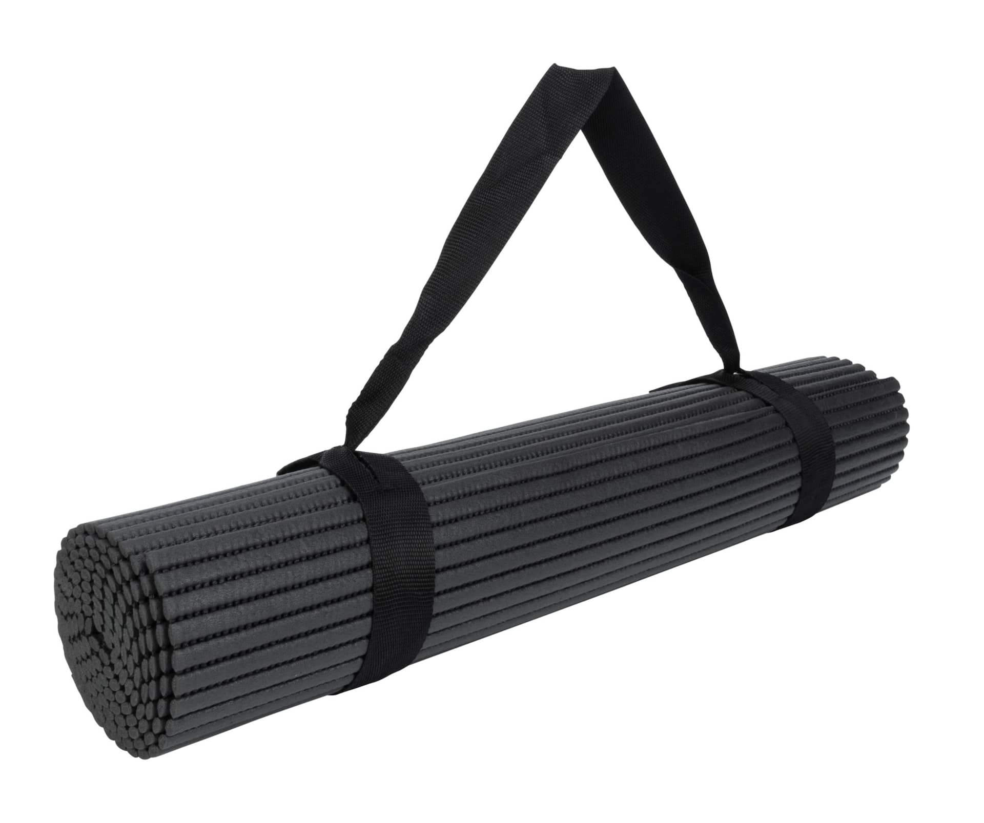 Yoga mat 72 X 24 - Extra Thick Exercise Mat - with Carrying Strap for  Travel Yoga Mat - Black 