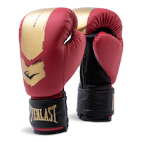 Everlast Prospect 2 Boxing Gloves, Youth, 8 oz, Black/Grey Front_Three_Fourths_Angled_Left
