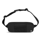 Gaiam Adjustable Running Waist Pack with Large Pocket for Essentials, Black