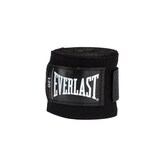 Everlast Core Boxing Hand Wrap, Black, 120-in Front_Three_Fourths_Angled_Left