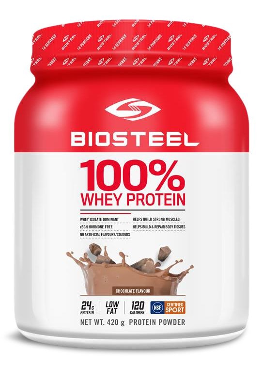BioSteel 100 Whey Protein Powder, No Artificial Colours or Flavours
