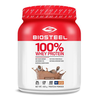 BioSteel 100% Whey Protein Powder, No Artificial Colours or Flavours, Chocolate, 462-g
