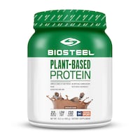BioSteel Plant Based Protein Powder, Vegan Dietary Supplement, Chocolate, 462-g Front_Flat