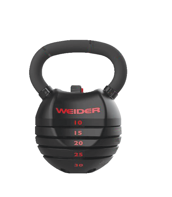Weider Rapid Strike Poids kettlebell réglable 30 lb, 1 pc Canadian Tire