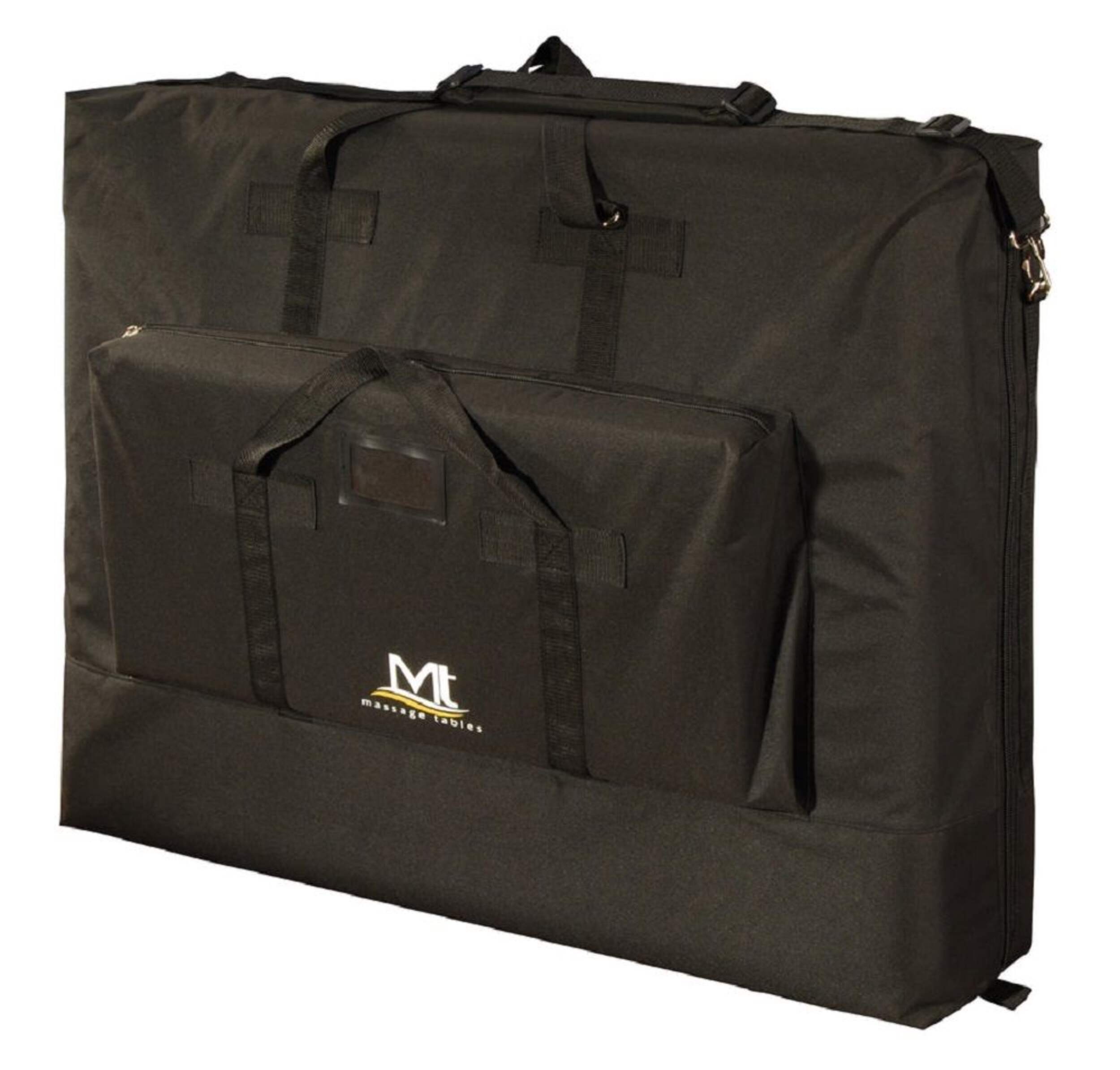 Master Massage Midas Tilt Portable Massage Table, 30-in, Black Front_Three_Fourths_Angled_Left