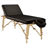 Master Massage Midas Tilt Portable Massage Table, 30-in, Black Front_Three_Fourths_Angled_Right