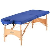 Master Massage Brady Portable Massage Table, 27-in, Blue Front_Three_Fourths_Angled_Left