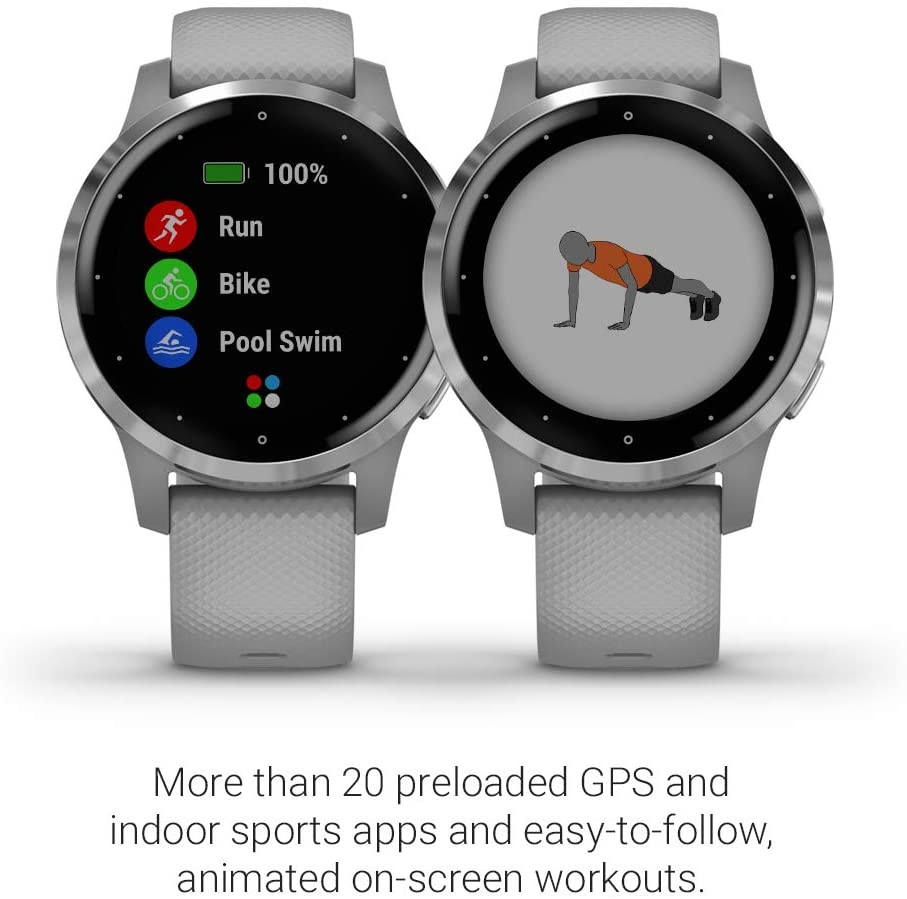 Garmin vivoactive® 4S Fitness Watch with Preloaded Maps & Pulse Ox