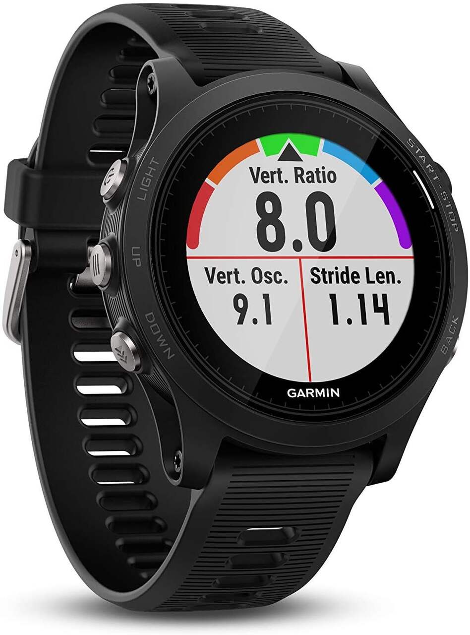 Montre de course GPS Garmin Forerunner 935 avec fréquence cardiaque au  poignet, noire