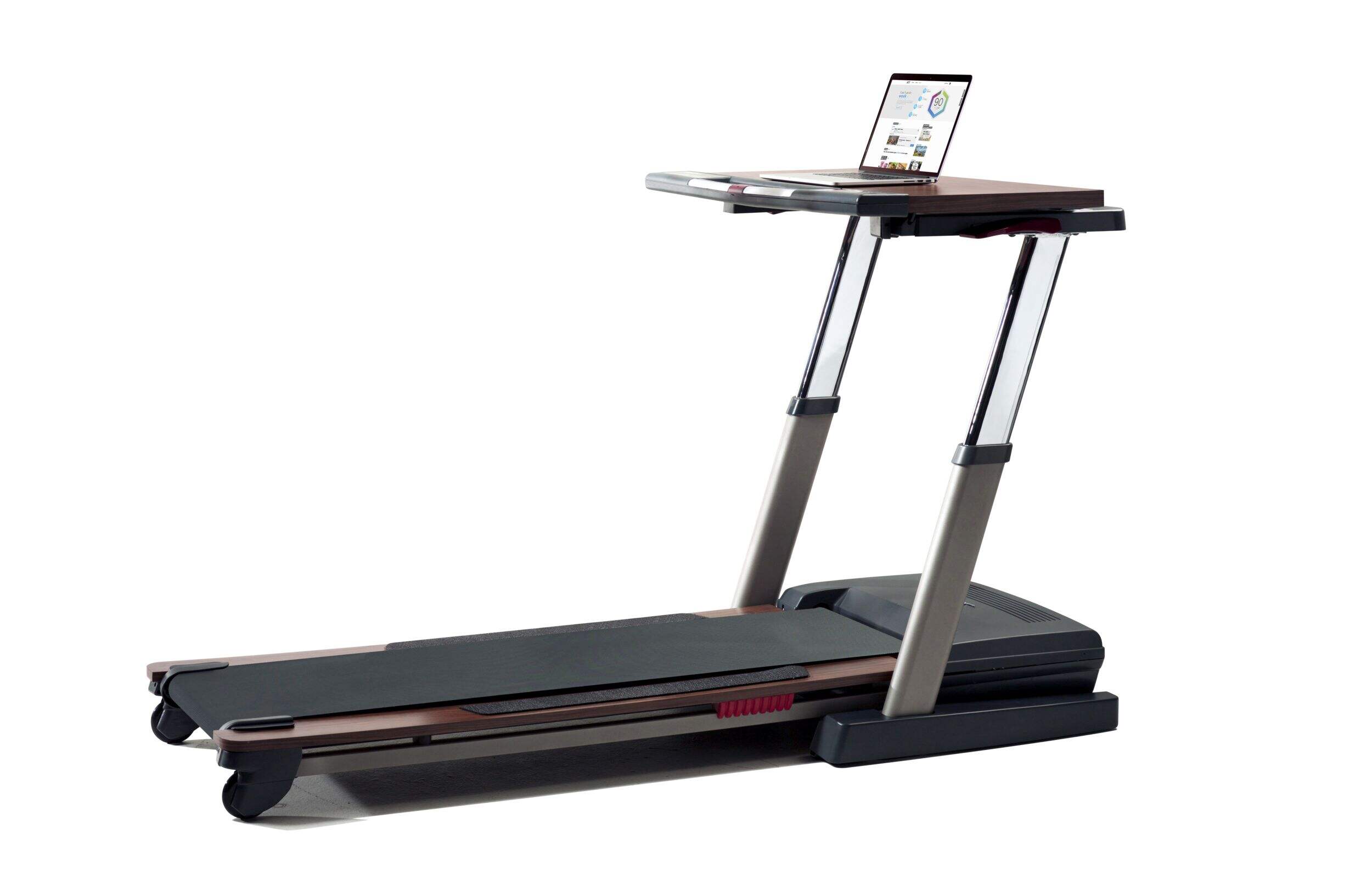 NordicTrack Platinum Desk Folding Treadmill Back_Angled_Right