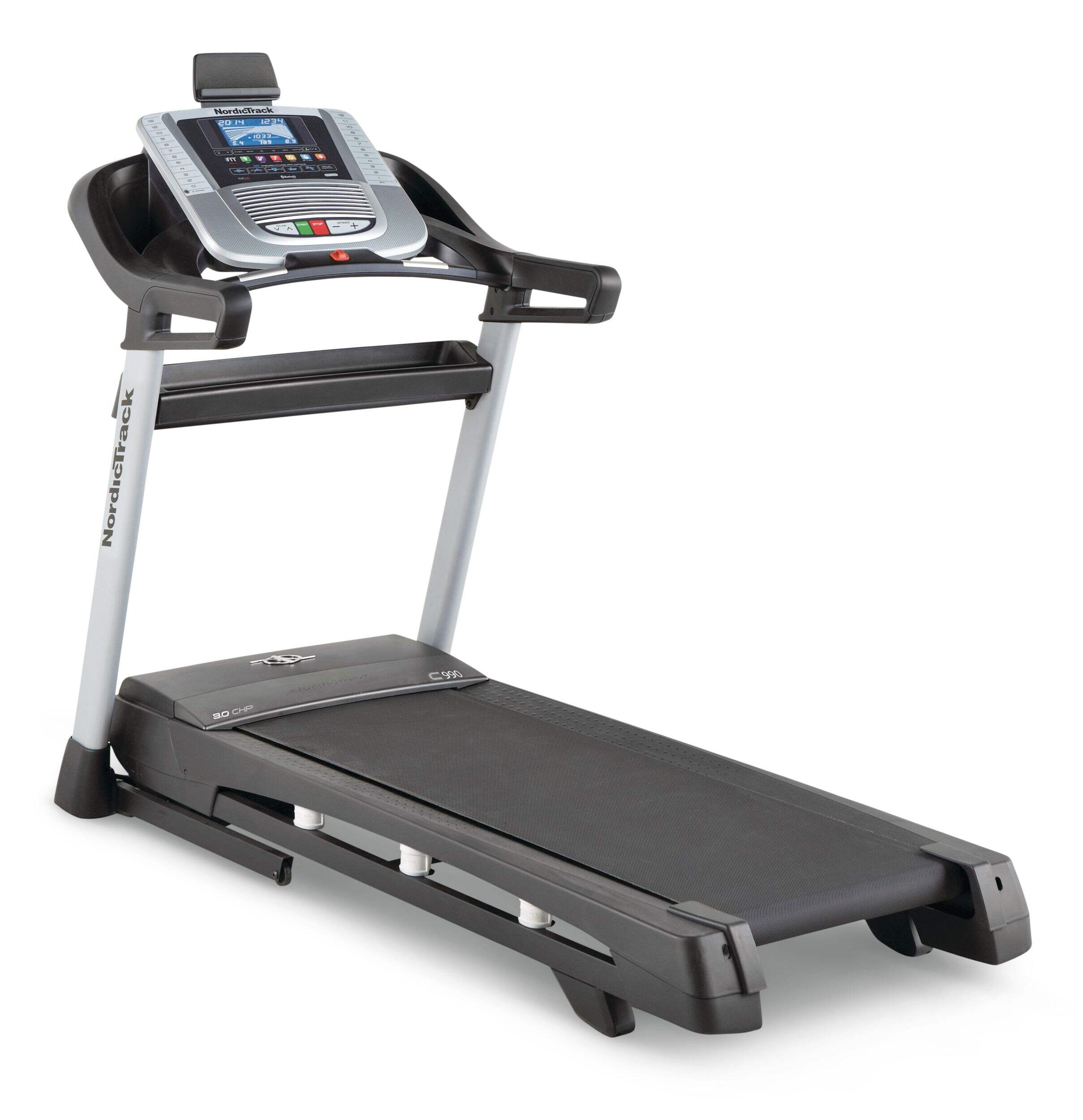 NordicTrack C990 - Tapis roulant adapté à la technologie iFit Back_Angled_Left