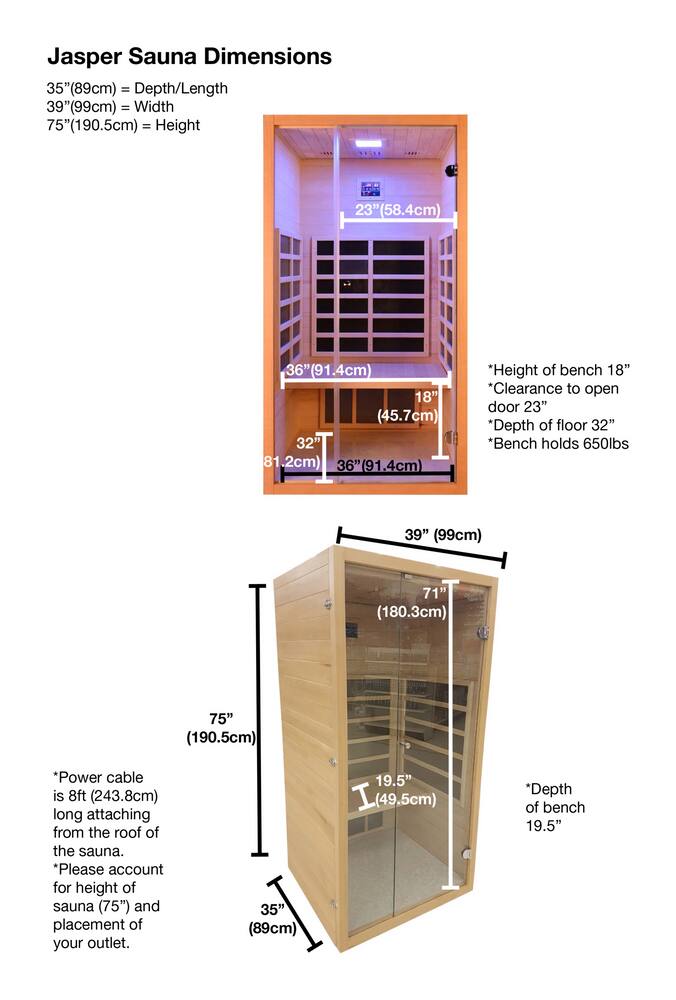 Jasper Infrared Sauna | Canadian Tire