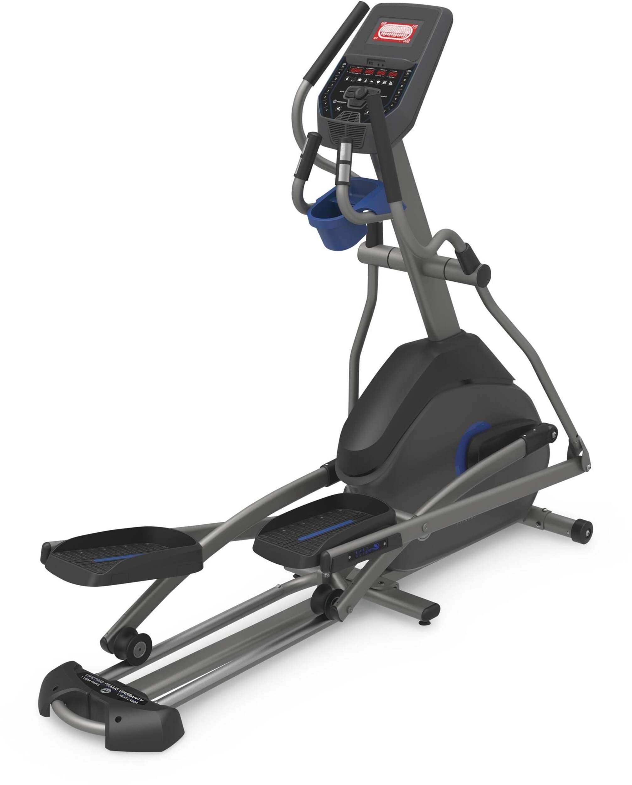 Horizon 7.0AE Elliptical Trainer Front_Three_Fourths_Angled_Left
