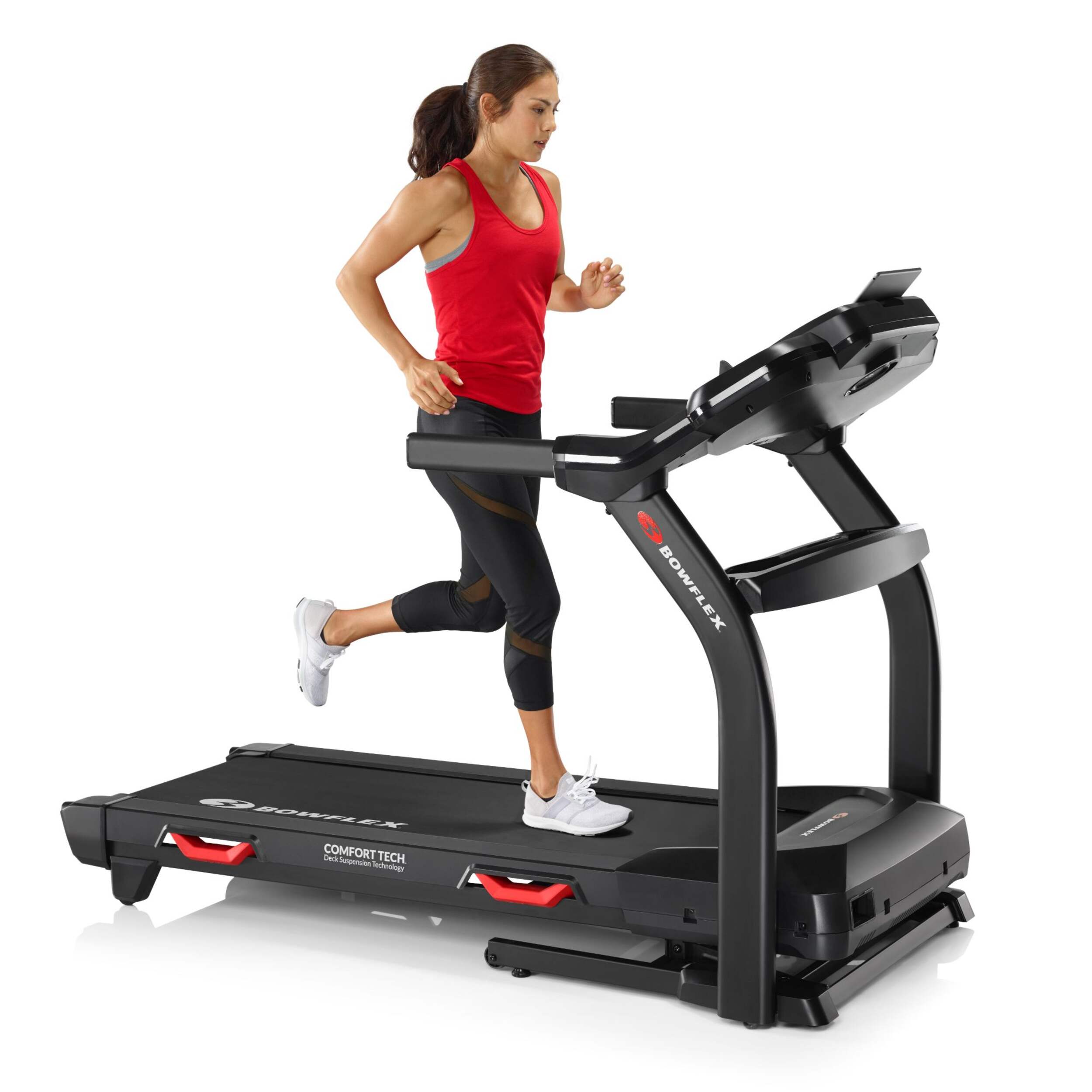 Bowflex BXT6 Folding Treadmill Front_Three_Fourths_Angled_Right