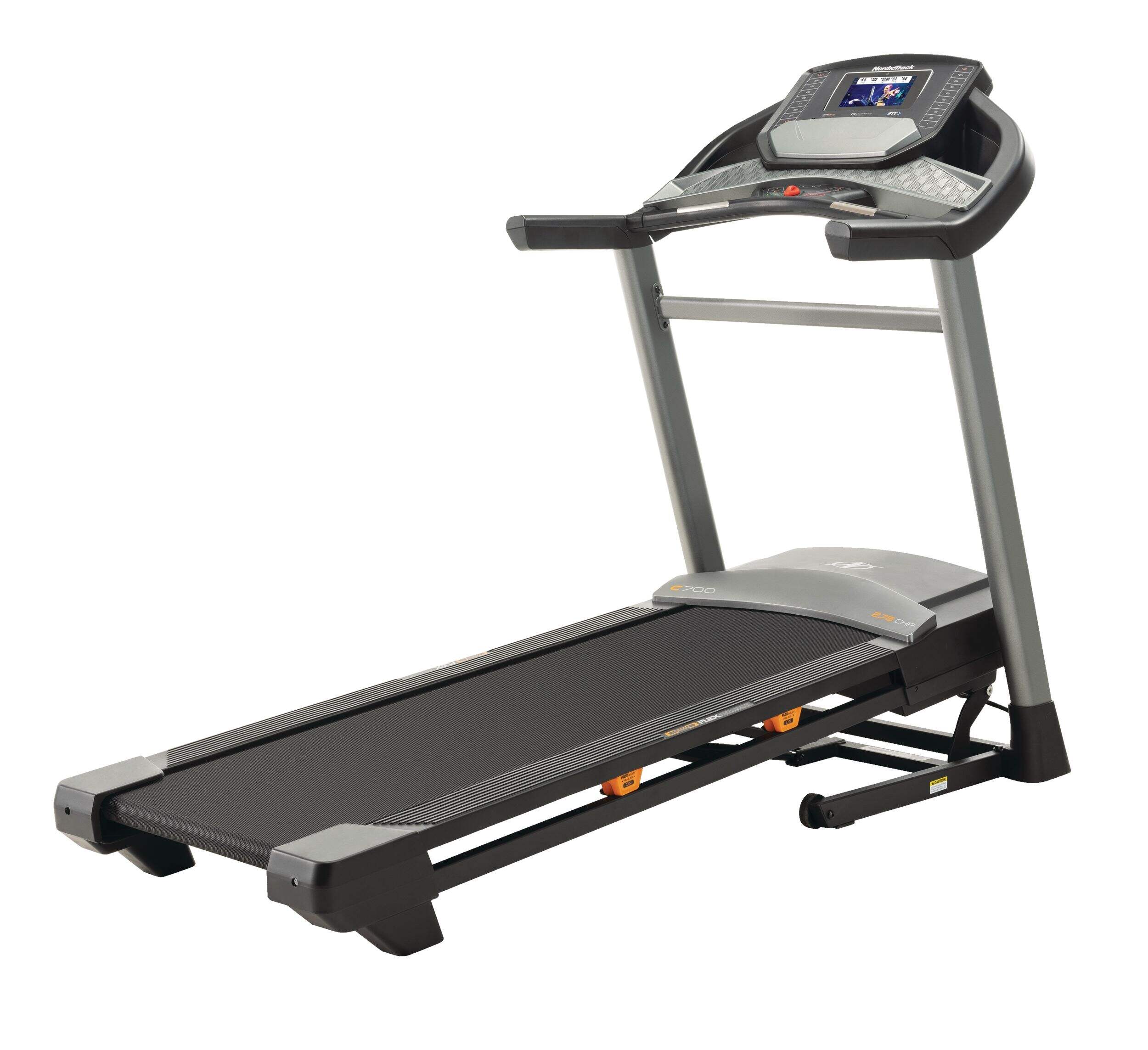 NordicTrack C1000 Folding Treadmill with Touchscreen Back_Angled_Right