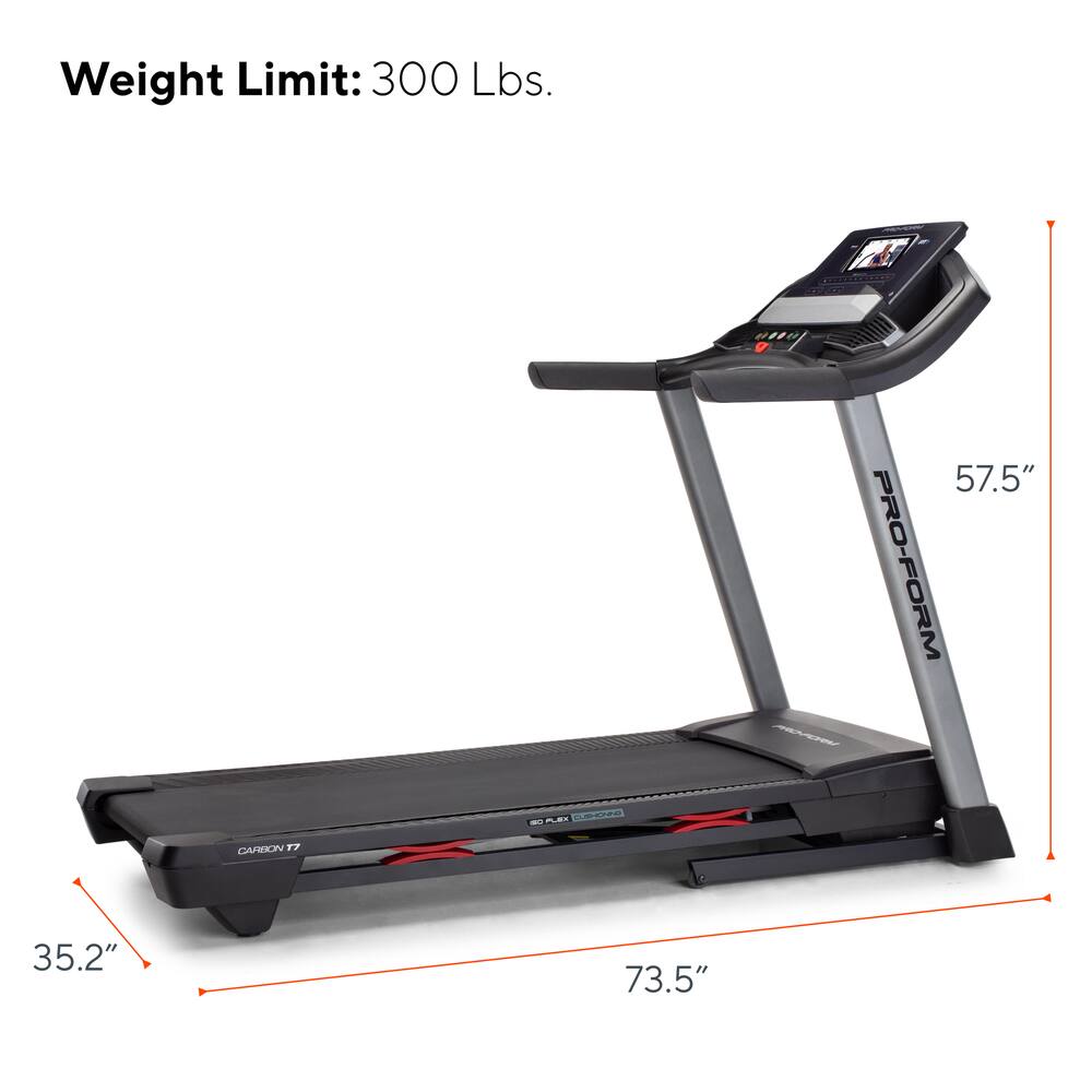 ProForm Carbon T7 Folding Treadmill iFit Enabled Canadian Tire