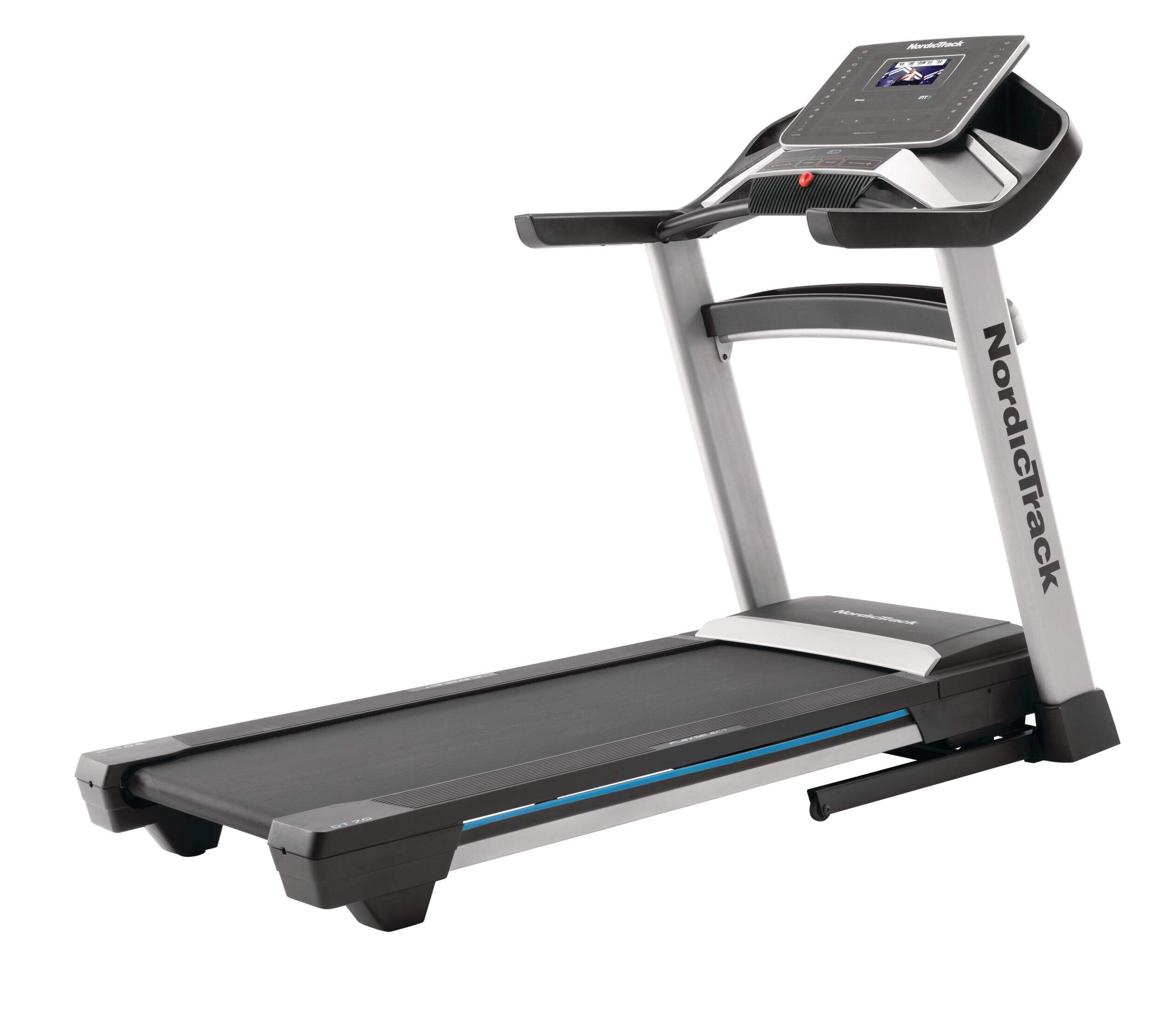 NordicTrack EXP 7i Folding Treadmill - iFit Enabled Back_Angled_Right