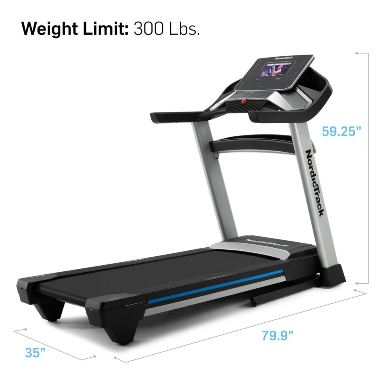 NordicTrack EXP 10i Folding Treadmill iFit Enabled