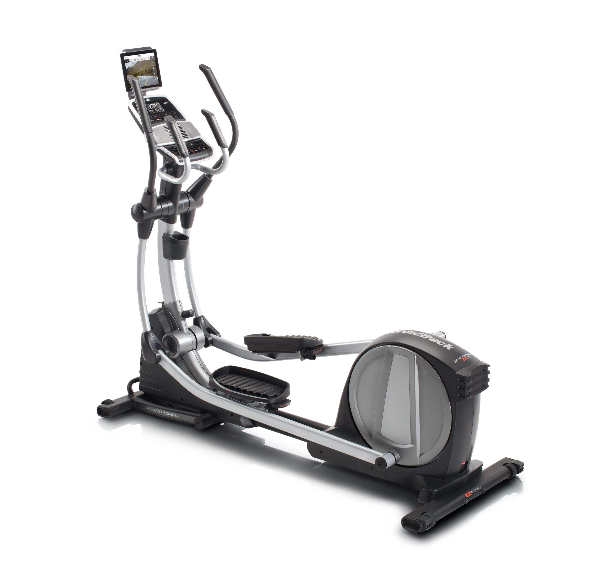 NordicTrack SE7i Folding Elliptical Machine/Trainer - iFit Enabled Front_Three_Fourths_Angled_Right