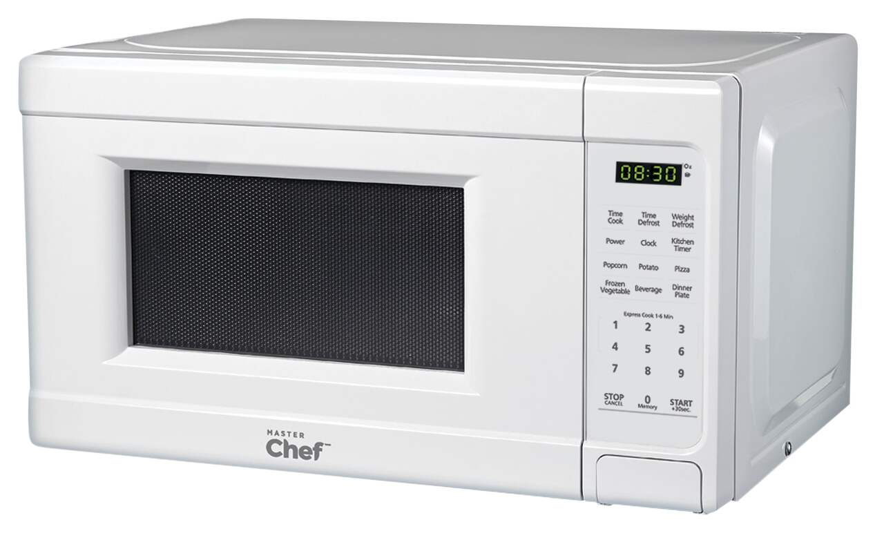 Four à micro-ondes de comptoir Master Chef, blanc, 0,7 pi3